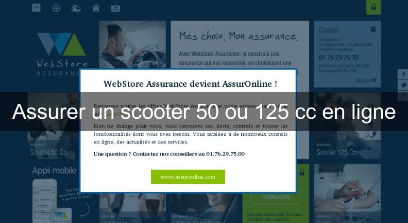 Assurer un scooter 50 ou 125 cc en ligne