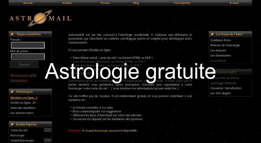 Astrologie gratuite Astrologie gratuite