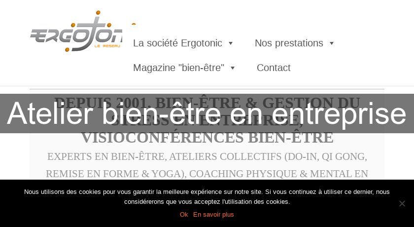 Atelier bien-être en entreprise Atelier bien-être en entreprise