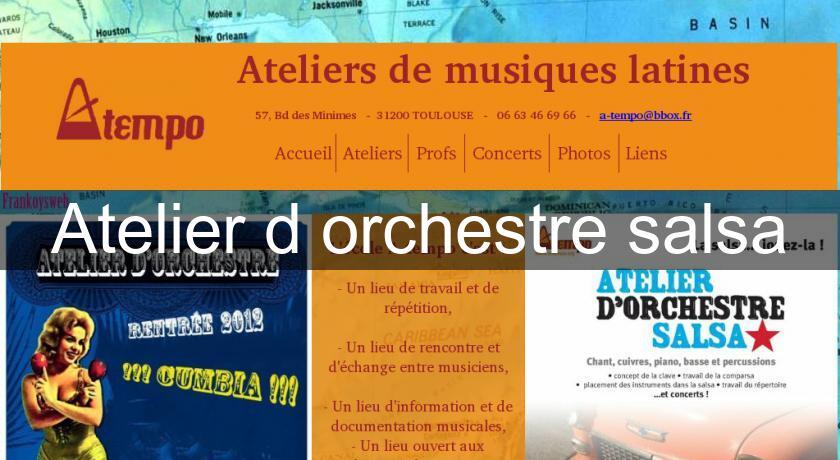 Atelier d'orchestre salsa Atelier d'orchestre salsa