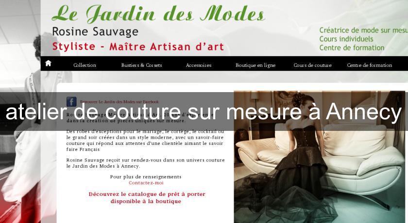 atelier de couture sur mesure à Annecy