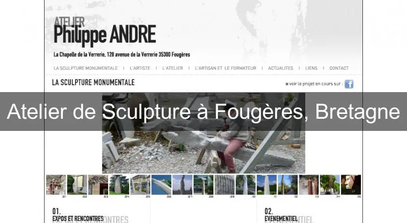 Atelier de Sculpture à Fougères, Bretagne