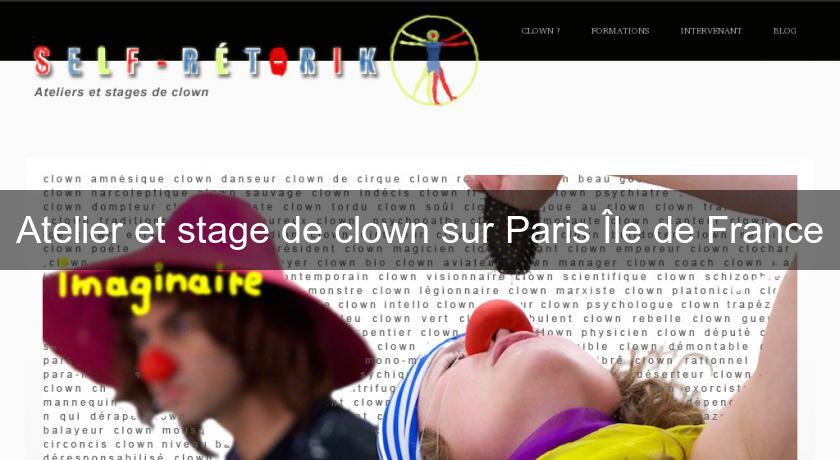 Atelier et stage de clown sur Paris Île de France Atelier et stage de clown sur Paris Île de France