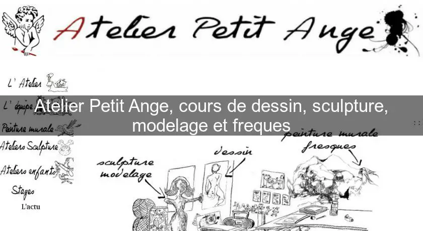 Atelier Petit Ange, cours de dessin, sculpture, modelage et freques