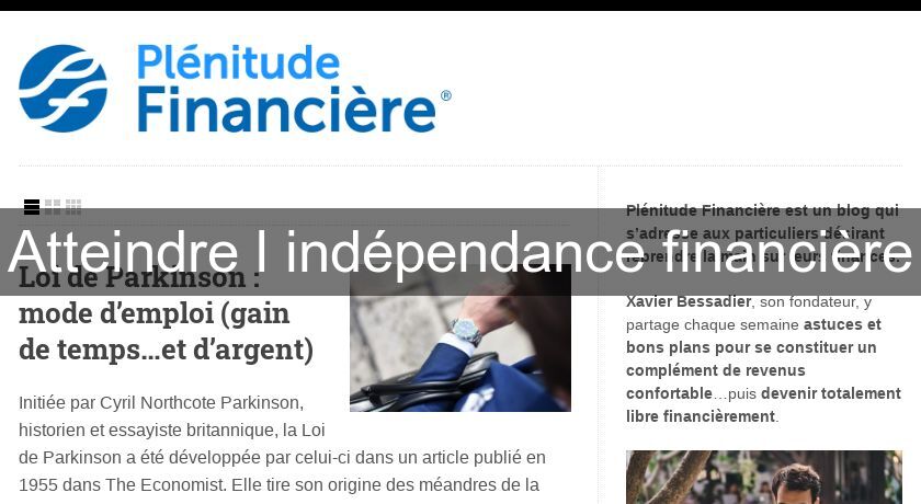 Atteindre l'indépendance financière Atteindre l'indépendance financière