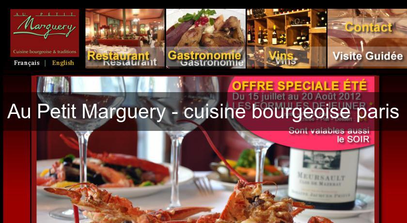 Au Petit Marguery - cuisine bourgeoise paris Au Petit Marguery - cuisine bourgeoise paris