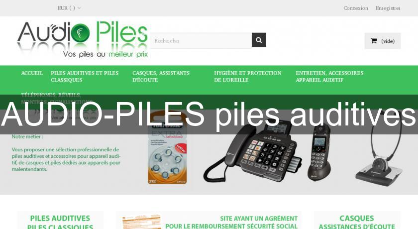 AUDIO-PILES piles auditives AUDIO-PILES piles auditives