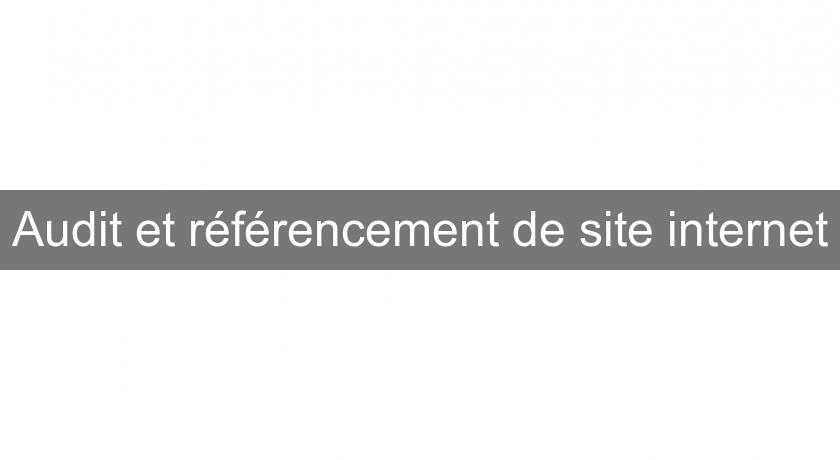 Audit et référencement de site internet Audit et référencement de site internet