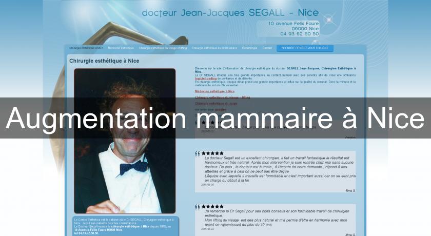 Augmentation mammaire à Nice