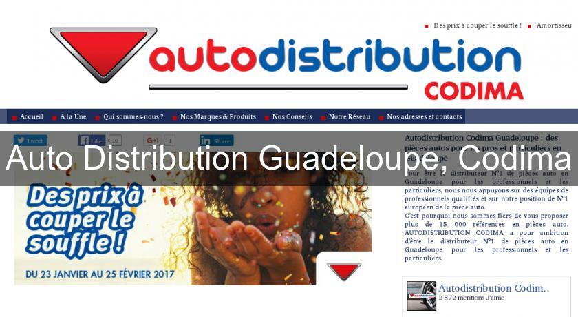 Auto Distribution Guadeloupe, Codima Auto Distribution Guadeloupe, Codima