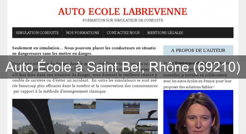 Auto École à Saint Bel, Rhône (69210) Auto École à Saint Bel, Rhône (69210)