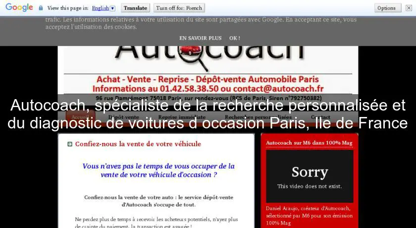 Autocoach, spécialiste de la recherche personnalisée et du diagnostic de voitures d'occasion Paris, Ile de France