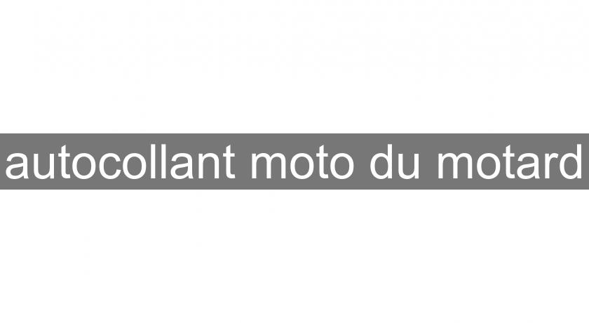 autocollant moto du motard autocollant moto du motard