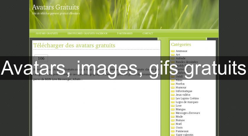 Avatars, images, gifs gratuits