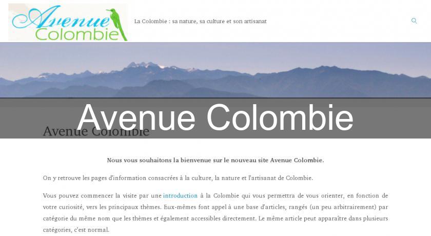 Avenue Colombie Avenue Colombie