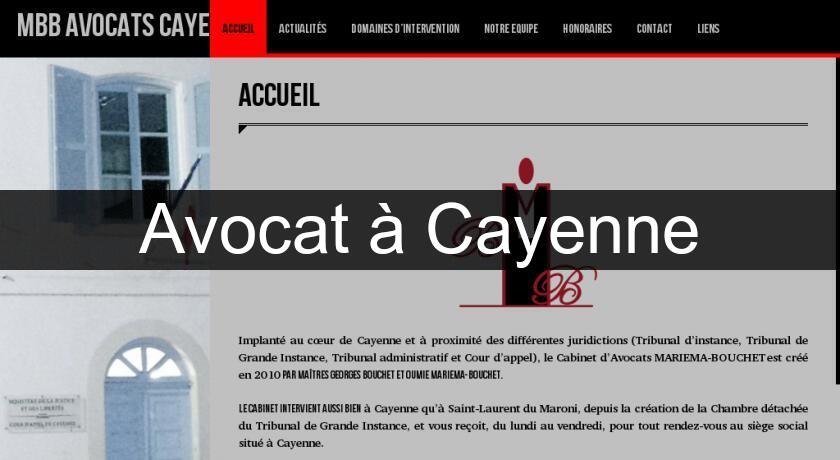 Avocat à Cayenne Avocat à Cayenne
