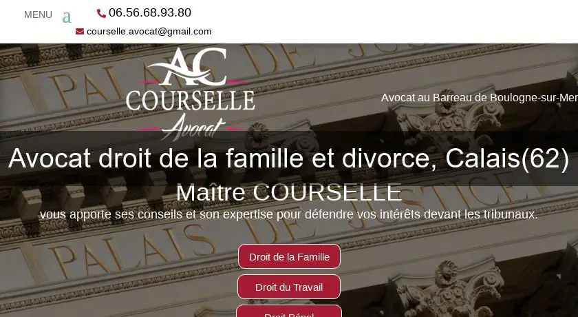 Avocat droit de la famille et divorce, Calais(62)