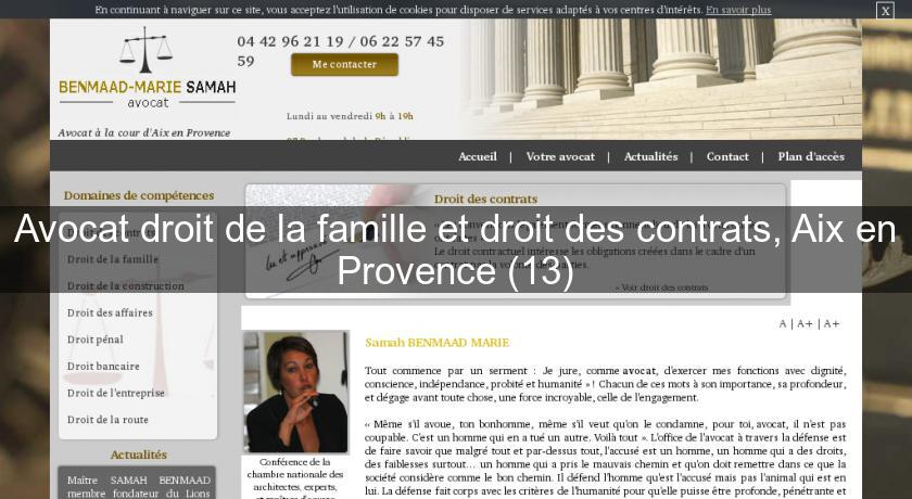 Avocat droit de la famille et droit des contrats, Aix en Provence (13) Avocat droit de la famille et droit des contrats, Aix en Provence (13)
