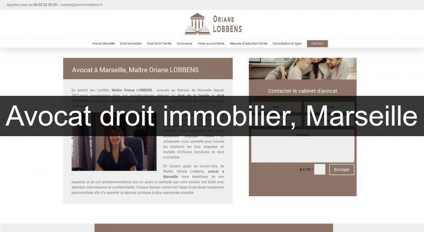 Avocat droit immobilier, Marseille Avocat droit immobilier, Marseille