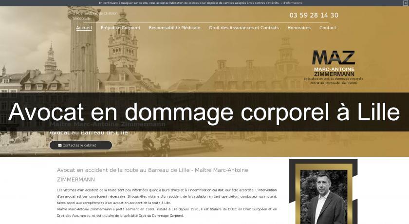 Avocat en dommage corporel à Lille Avocat en dommage corporel à Lille