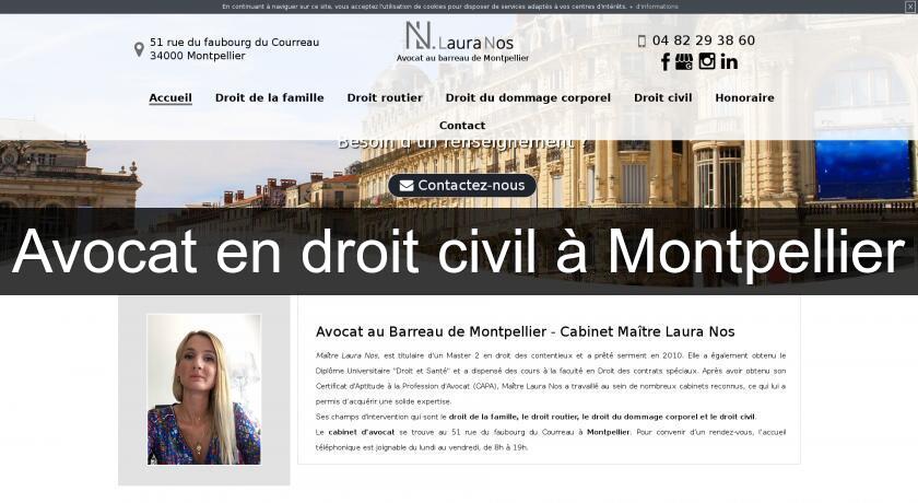 Avocat en droit civil à Montpellier Avocat en droit civil à Montpellier