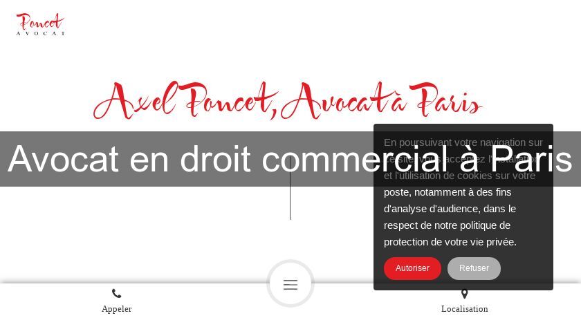 Avocat en droit commercial à Paris