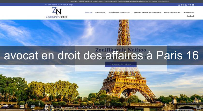 avocat en droit des affaires à Paris 16 avocat en droit des affaires à Paris 16