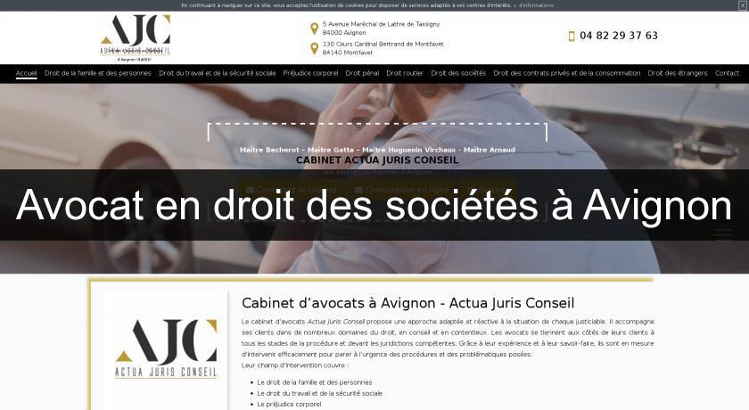Avocat en droit des sociétés à Avignon Avocat en droit des sociétés à Avignon