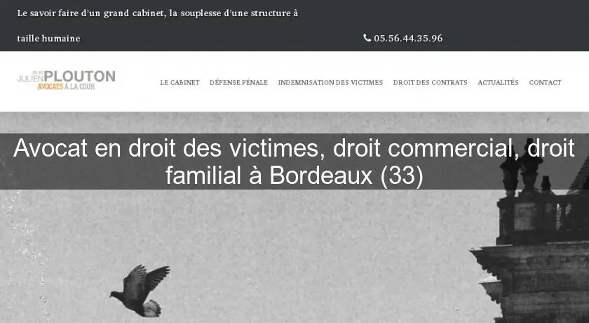 Avocat en droit des victimes, droit commercial, droit familial à Bordeaux (33)