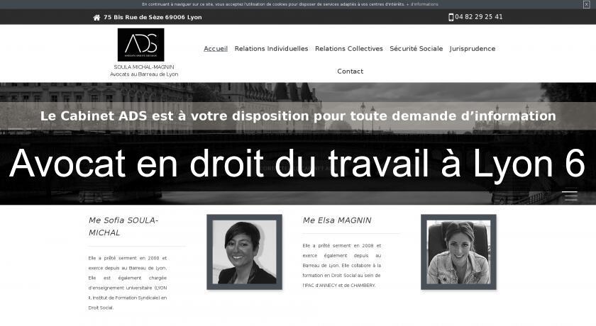 Avocat en droit du travail à Lyon 6 Avocat en droit du travail à Lyon 6