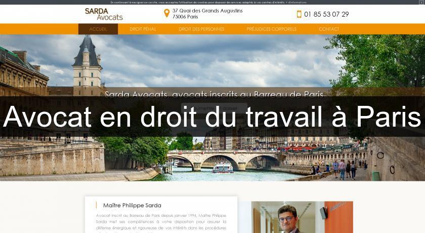 Avocat en droit du travail à Paris Avocat en droit du travail à Paris