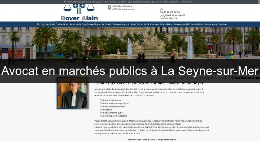 Avocat en marchés publics à La Seyne-sur-Mer Avocat en marchés publics à La Seyne-sur-Mer