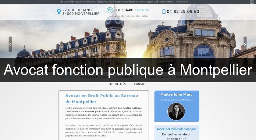 Avocat fonction publique à Montpellier Avocat fonction publique à Montpellier