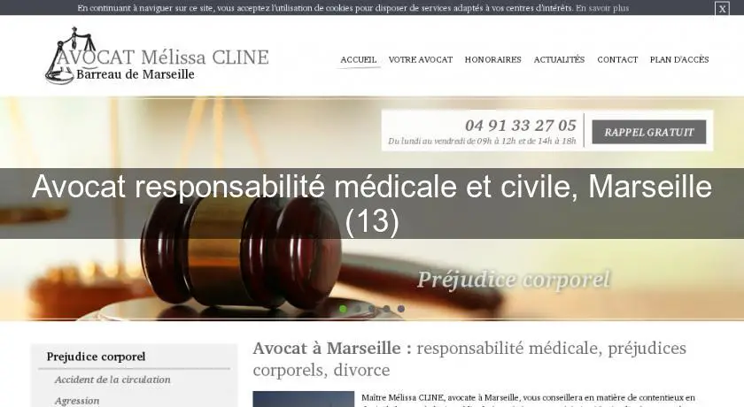 Avocat responsabilité médicale et civile, Marseille (13)