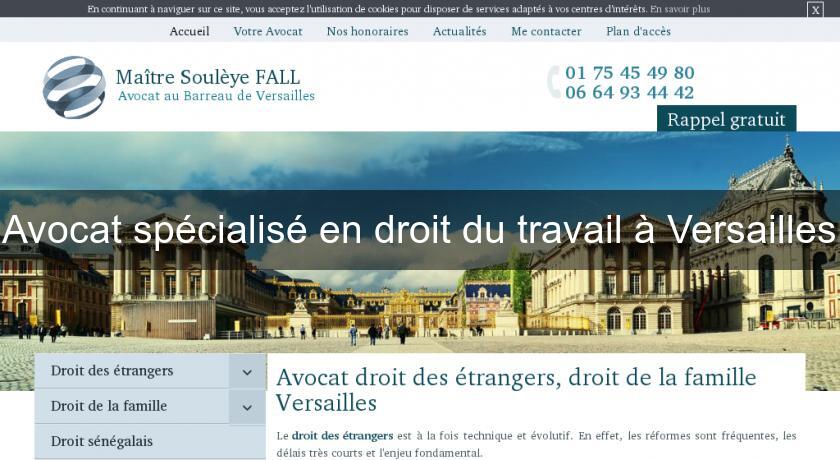Avocat spécialisé en droit du travail à Versailles Avocat spécialisé en droit du travail à Versailles
