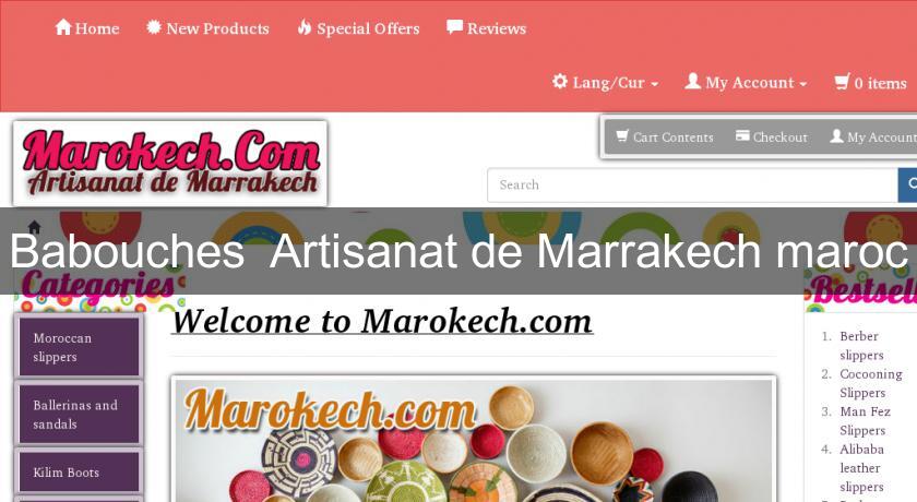 Babouches Artisanat de Marrakech maroc Babouches Artisanat de Marrakech maroc
