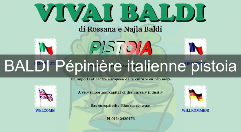 BALDI Pépinière italienne pistoia