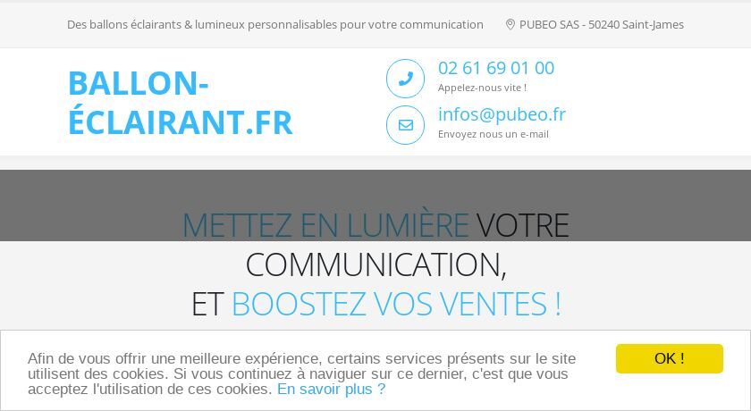 Ballon lumineux publicitaire Ballon lumineux publicitaire