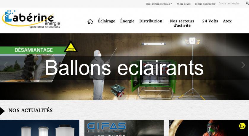 Ballons eclairants Ballons eclairants