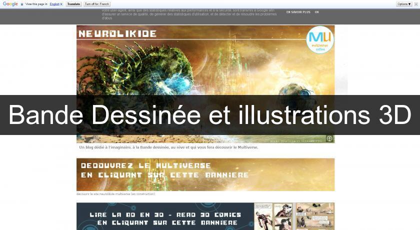 Bande Dessinée et illustrations 3D Bande Dessinée et illustrations 3D