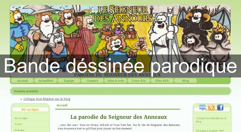 Bande déssinée parodique Bande déssinée parodique