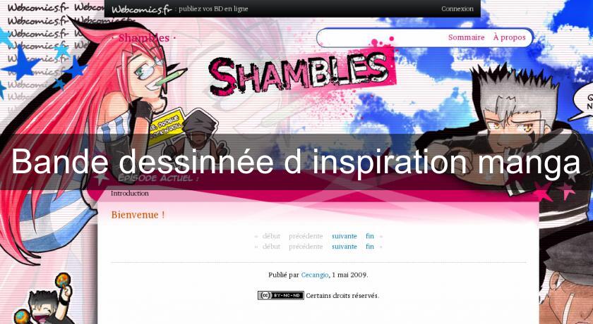 Bande dessinnée d'inspiration manga Bande dessinnée d'inspiration manga