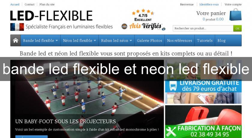 bande led flexible et neon led flexible