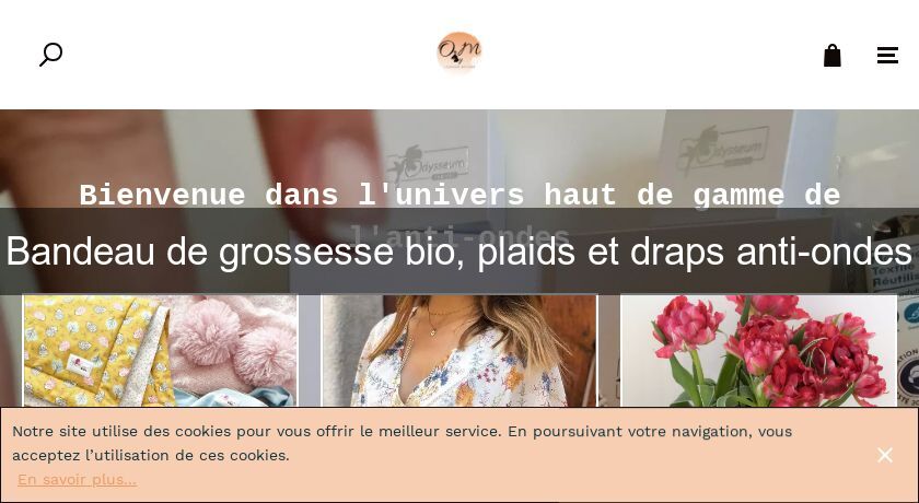 Bandeau de grossesse bio, plaids et draps anti-ondes Bandeau de grossesse bio, plaids et draps anti-ondes