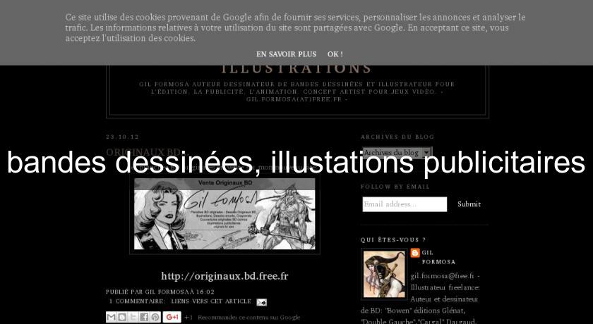 bandes dessinées, illustations publicitaires bandes dessinées, illustations publicitaires