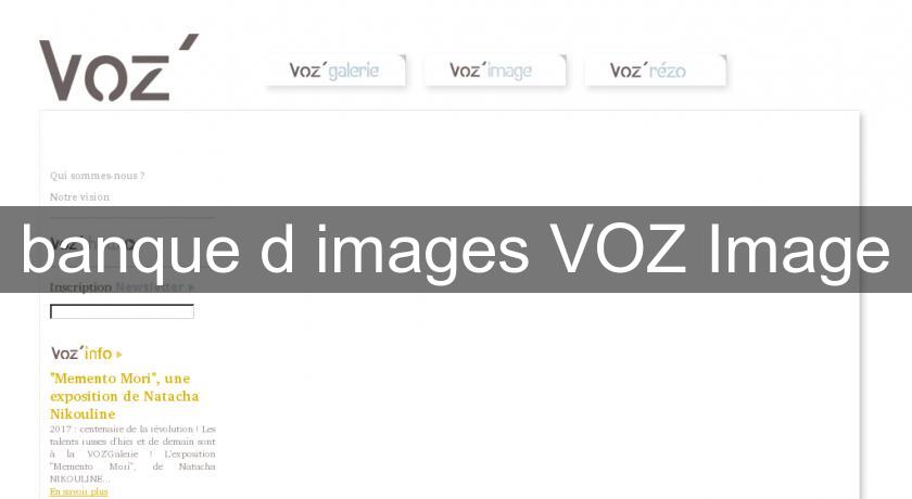 banque d'images VOZ'Image