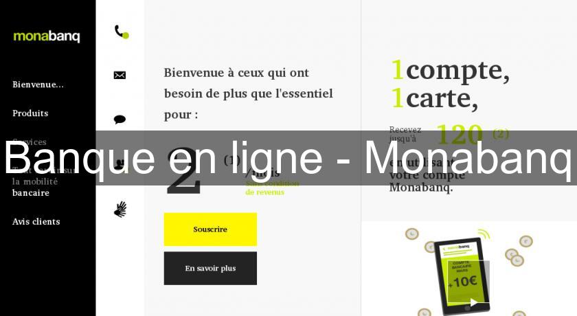 Banque en ligne - Monabanq