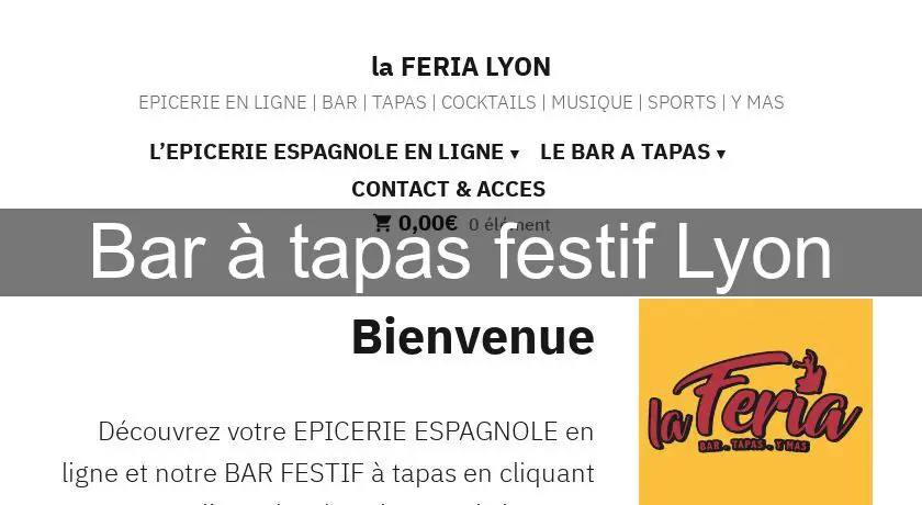 Bar à tapas festif Lyon