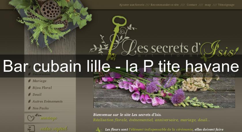 Bar cubain lille - la P'tite havane Bar cubain lille - la P'tite havane