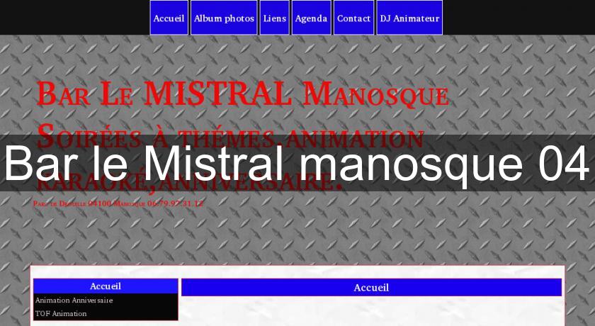 Bar le Mistral manosque 04 Bar le Mistral manosque 04